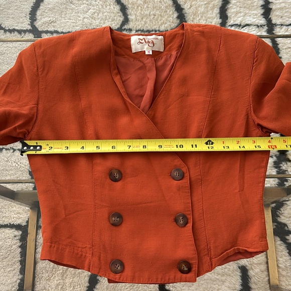 Vintage Burnt Orange Top - Picture 11 of 12